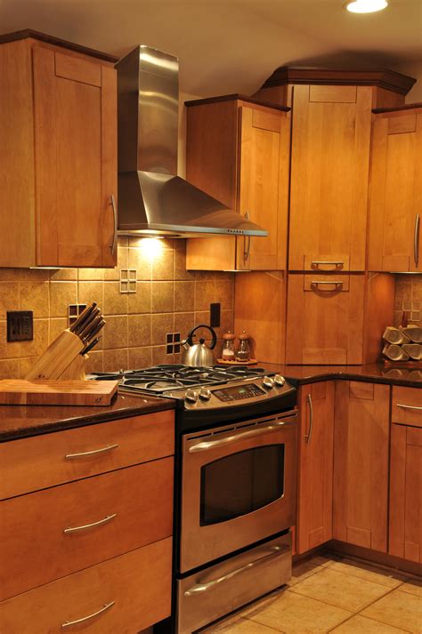 maple kitchen cabinets stainless steel appliances|solid maple kitchen cabinet doors.